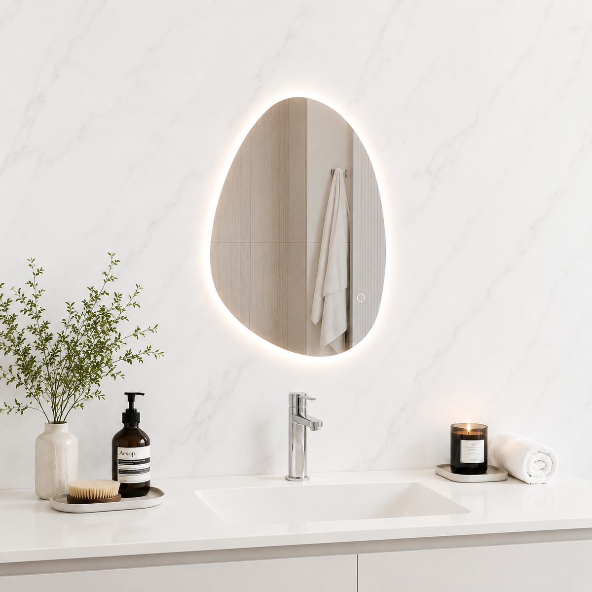 Miroir salle de bain LED
