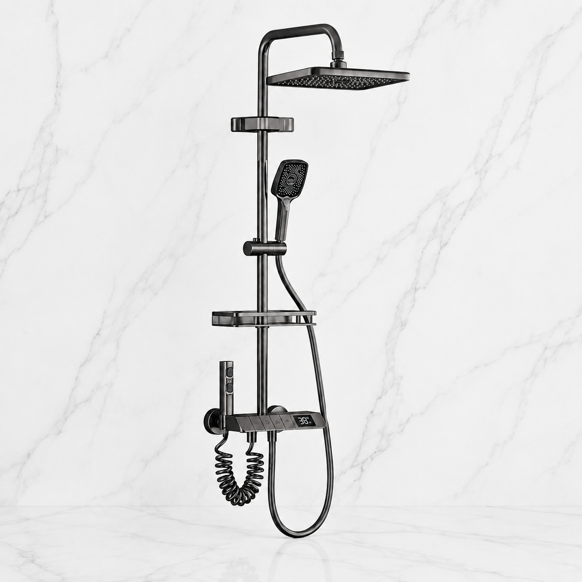 Colonne de douche thermostatique LED
