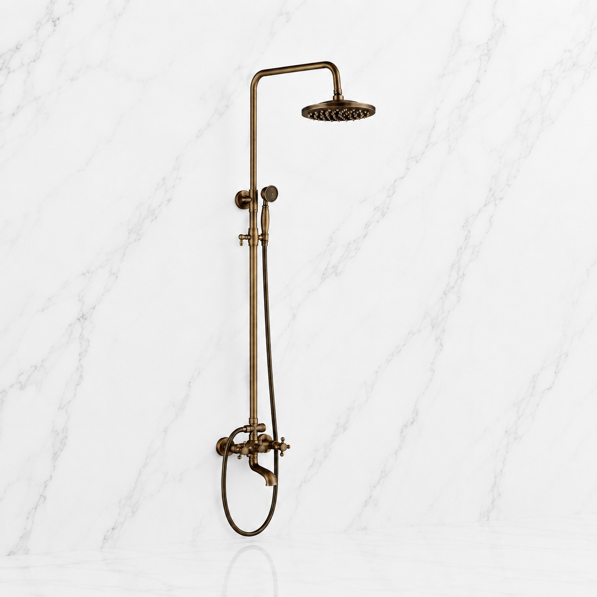 Colonne de Douche Dorée